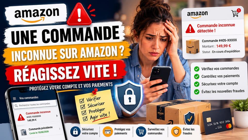 Commande passé par un inconnu sur mon compte AMAZON que faire ?