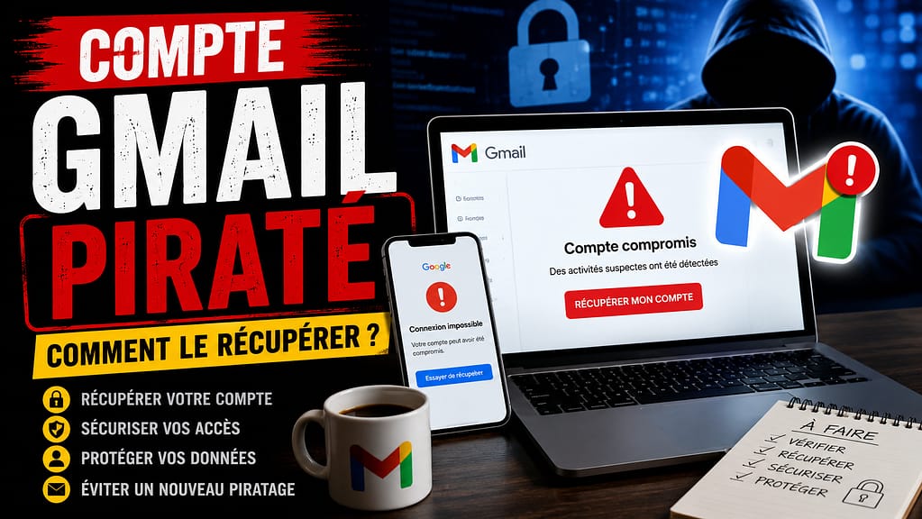 Compte GMAIL piraté comment le récupérer ?