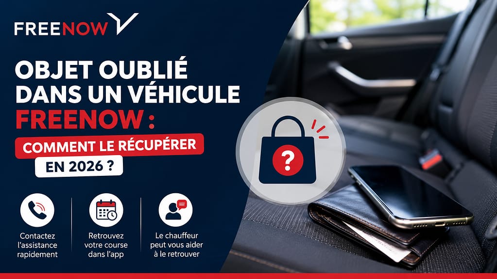 Objet perdu FREENOW : comment le récupérer ?