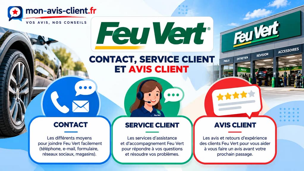 FEU VERT : Contact et avis client.