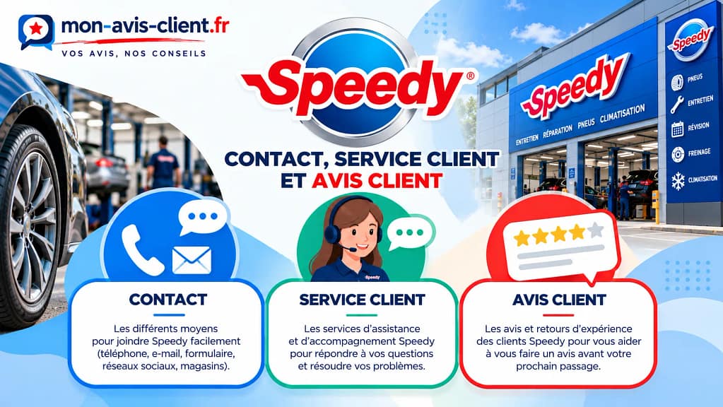 SPEEDY : Contact et avis client.