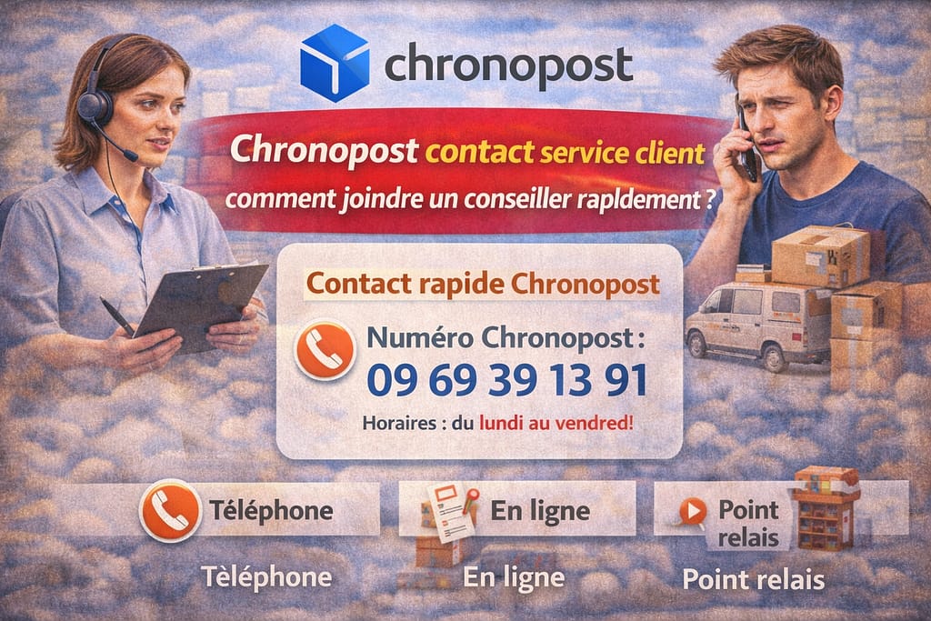contacter rapidement et facilement le service client CHRONOPOST