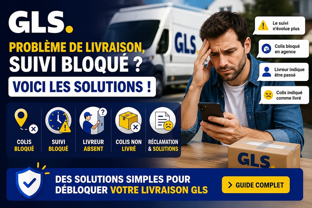 GLS problème de livraison, les solutions.