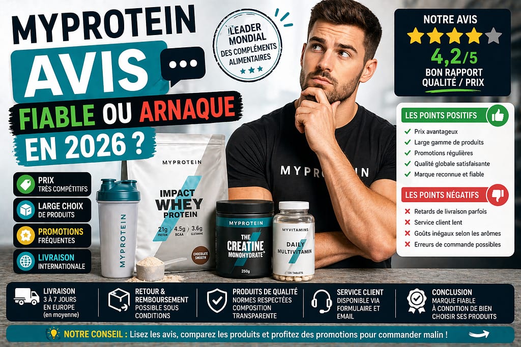 MY PROTEIN : Avis des concommateurs