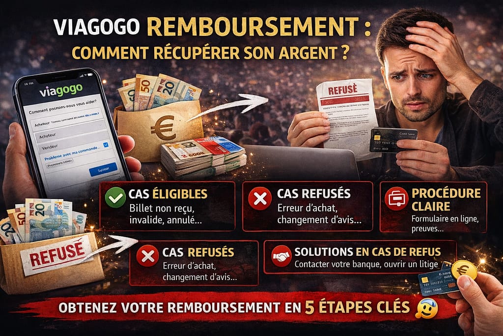Comment obtenir un remboursement VIAGOGO