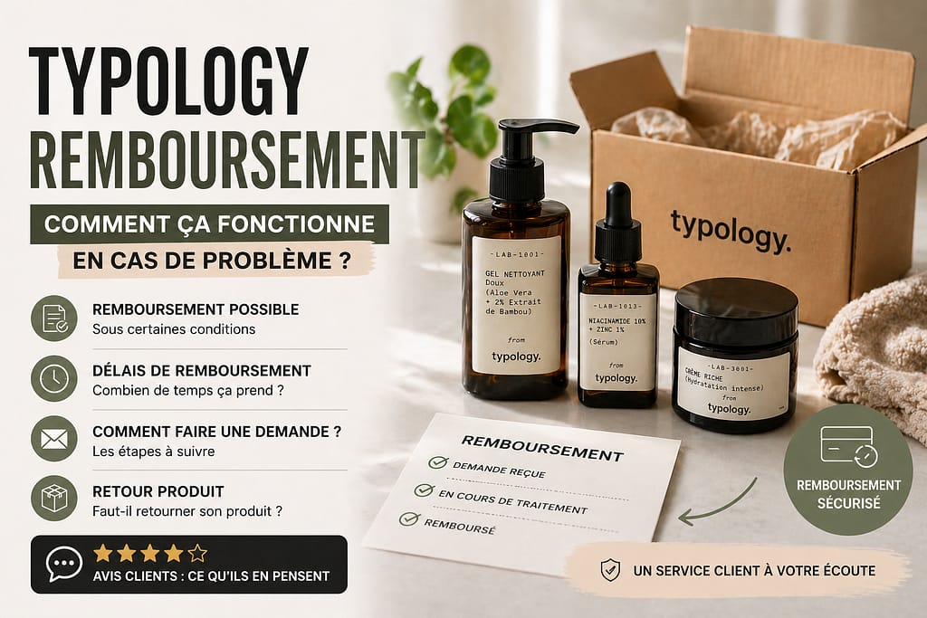 TYPOLOGY le remboursement : comment ça fonctionne ?