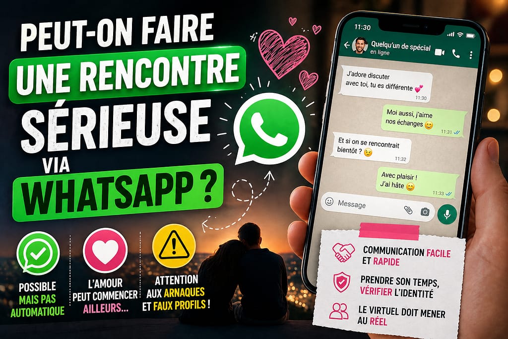 Faire une rencontre sérieuse sur WhatsApp : possible ou pas ?