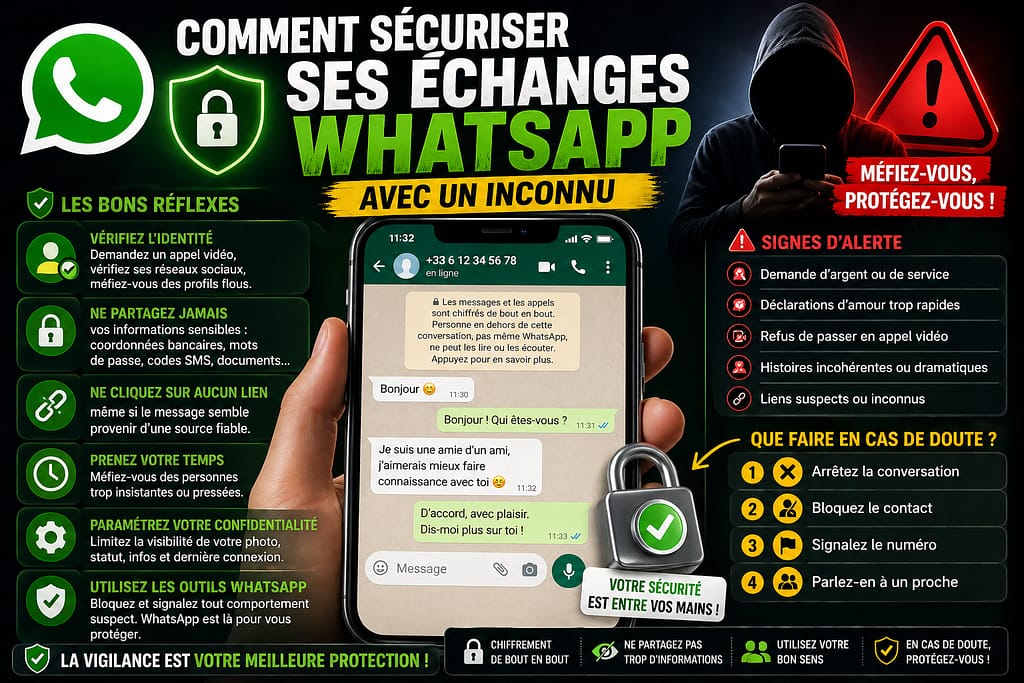 Comment sécuriser ses échanges sur WhatsApp
