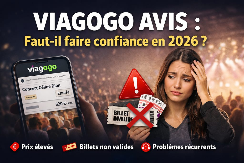 VIAGOGO avis 2026 - Plateforme de confiance ou arnaque ?