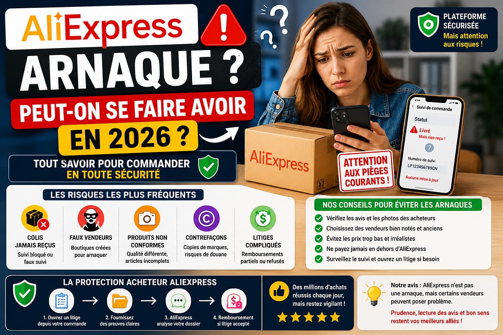 ALIEXPRESS( ARNAQUE : peut-on se faire avoir en 2026 sur le site ?