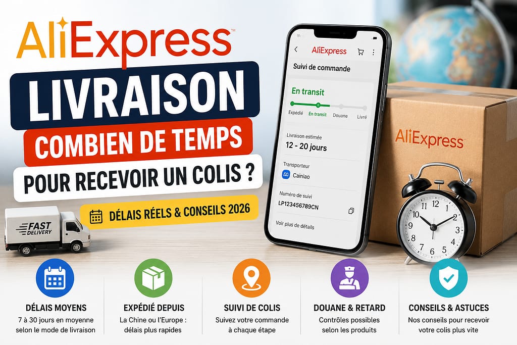 ALIEXPRESS LIVRAISON : combien de temps pour recevoir un colis ? 