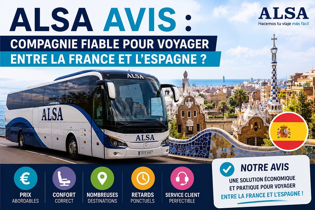 ALSA avis voyage Espagne