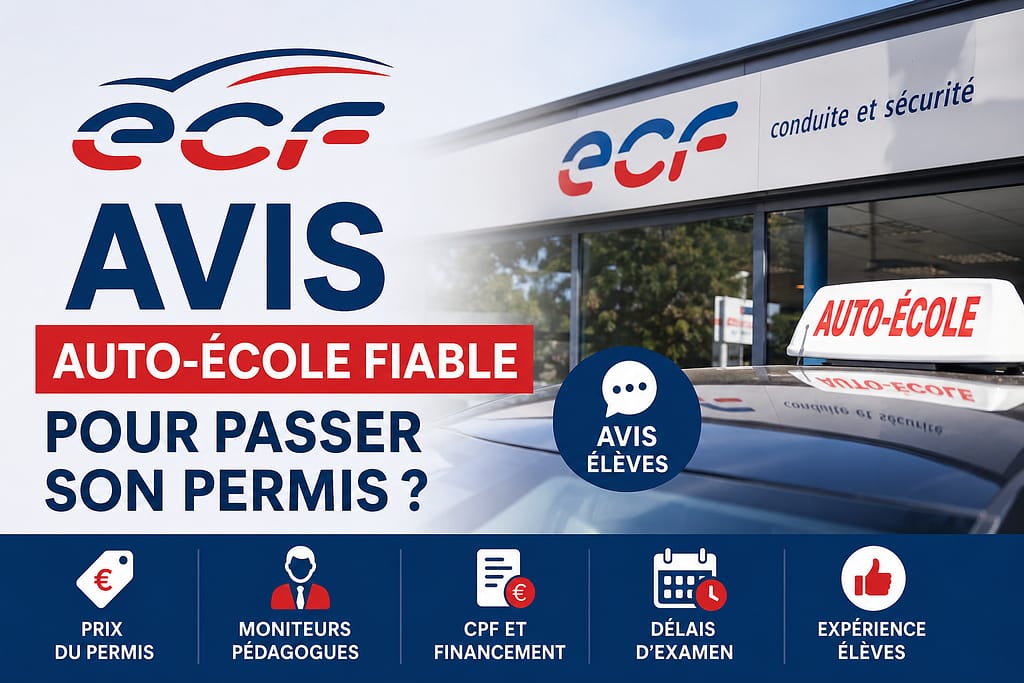 Avis ECF : auto école fiable pour passer son permis ?