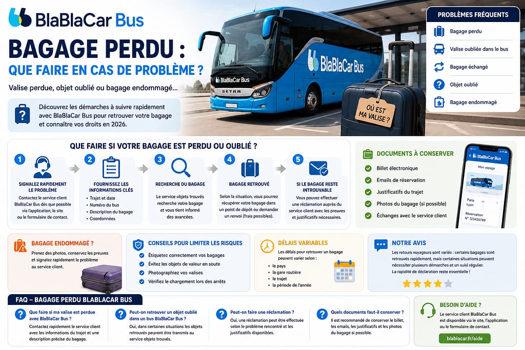 BLABLACAR BUS : que faire en cas de problème ?