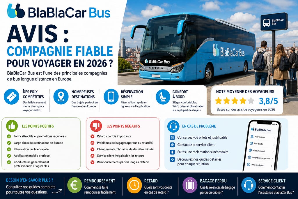 BLABLACAR BUS AVIS : compagnie fiable pour voyager en 2026 ?