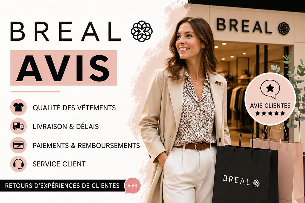 BREAL avis : qualité des vêtements, livraison, remboursements et avis clientes sur la marque de prêt-à-porter féminin