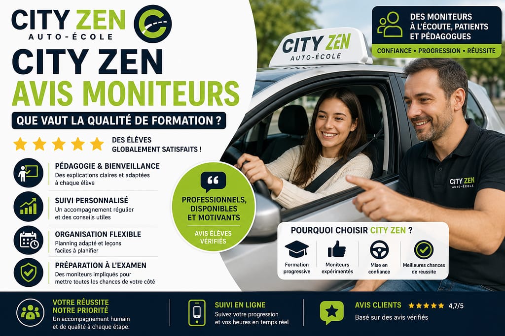 CITY ZEN les avis sur les moniteurs