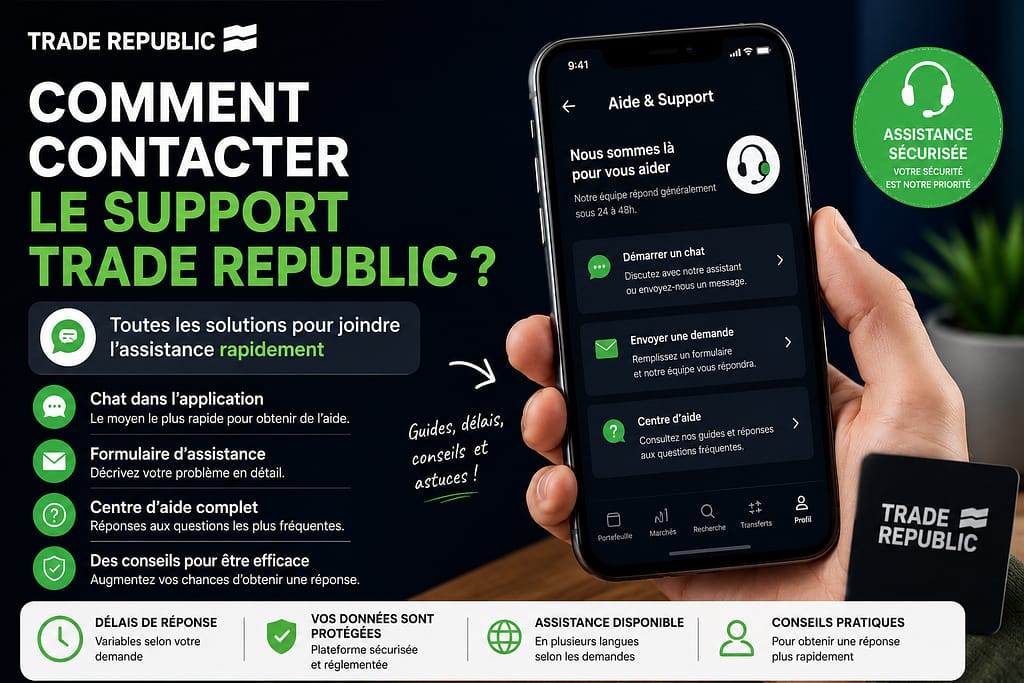 Comment contacter le support TRADE REPUBLIC