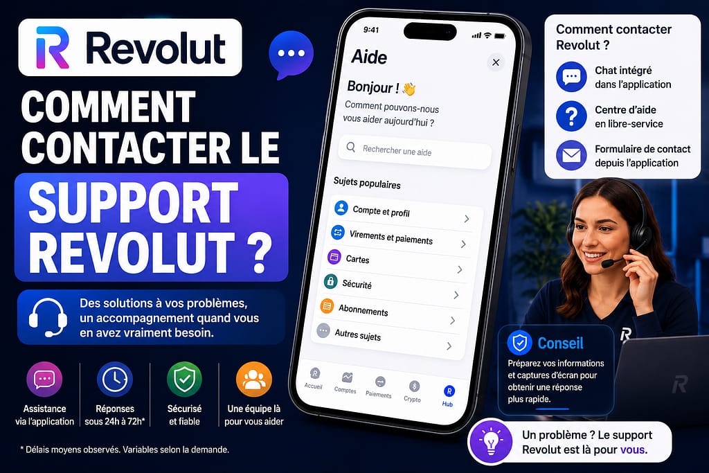 Comment contacter le support REVOLUT ? 
