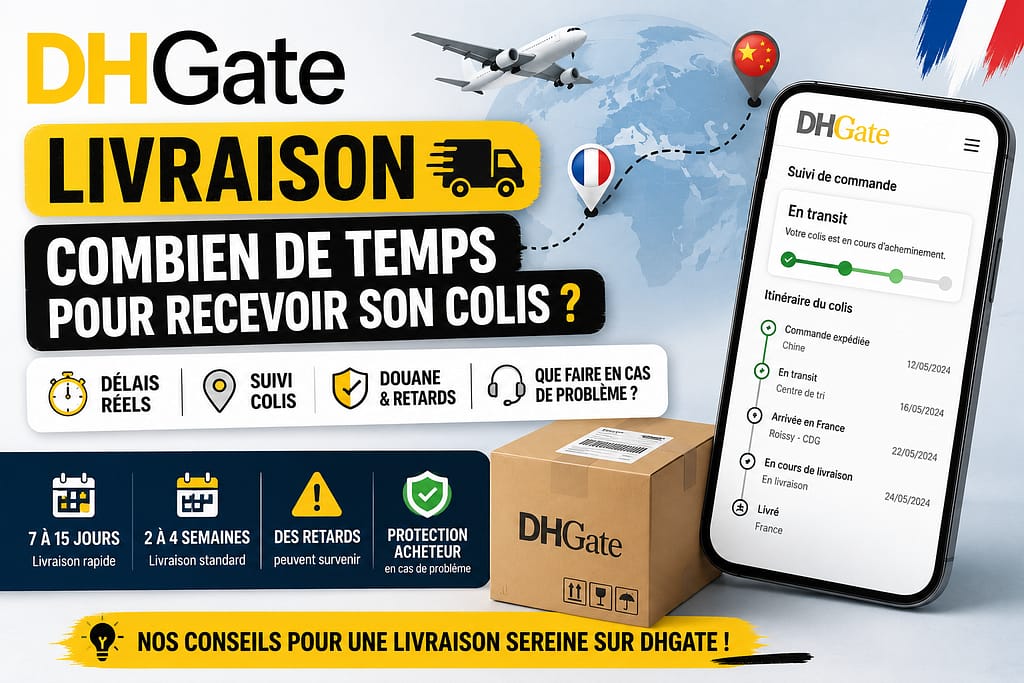 DHGATE délai de livraison : combien de temps pour recevoir son colis ?