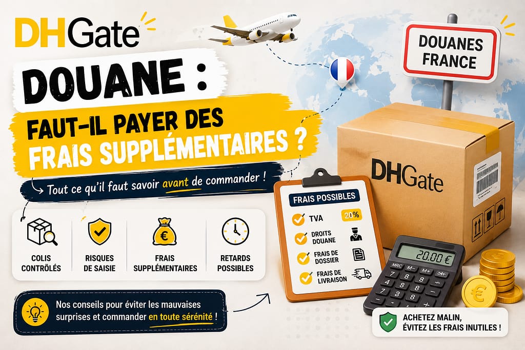 DHGATE DOUANE : faut-il payer des frais supplémentaires ?