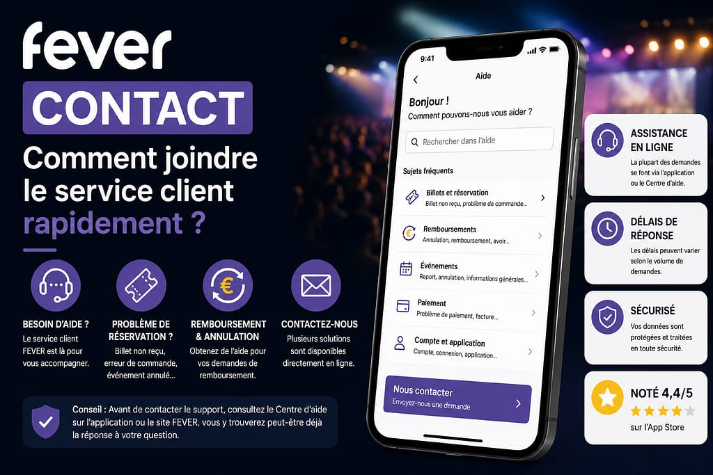 FEVER CONTACT : comment joindre le service client rapidement