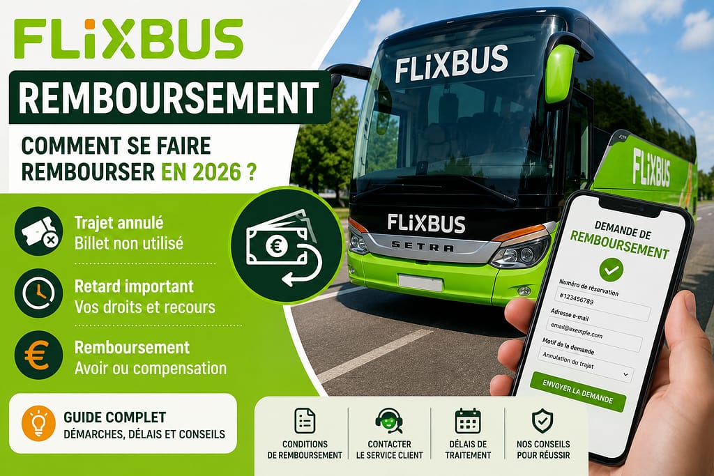 FLIXBUS REMBOURSEMENT : comment se faire rembourser en 2026.