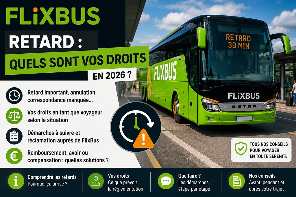 FLIXBUS RETARD : quels sont vos droits en 2026 ? 