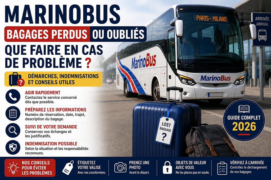MARINOBUS BAGAGES PERDUS ou OUBLIES : que faire en cas de problème ?