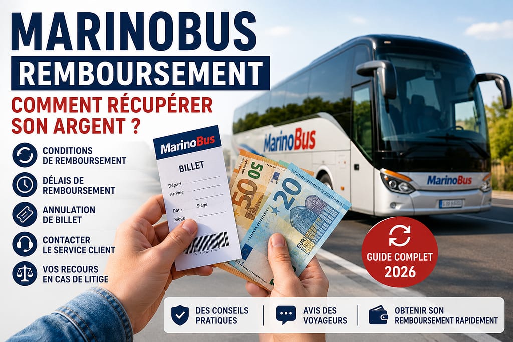 MARINOBUS REMBOURSEMENT : comment récupérer son argent ? 