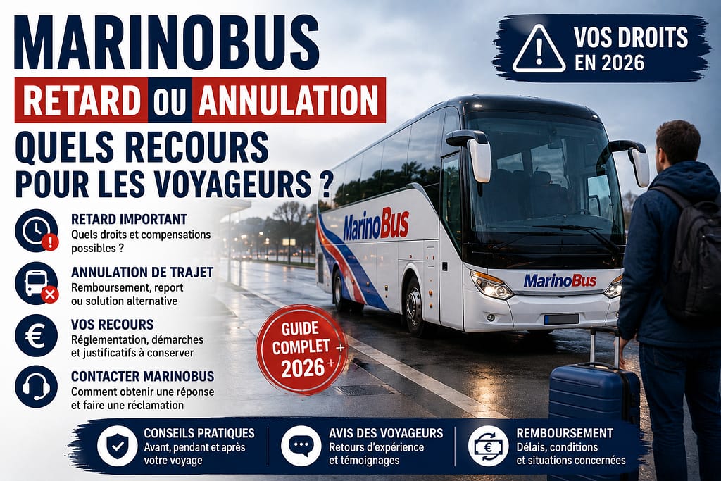 MARINOBUS RETARD ou ANNULATION : quels recours pour les voyageurs ? 
