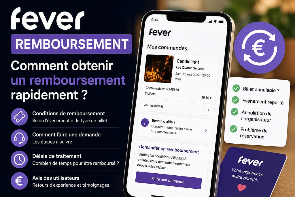 Comment obtenir un remboursement rapide sur FEVER ?