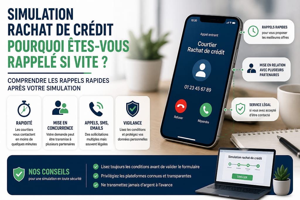 Simulation de rachat de crédit : pourquoi êtes vous rappelé aussi vite ?