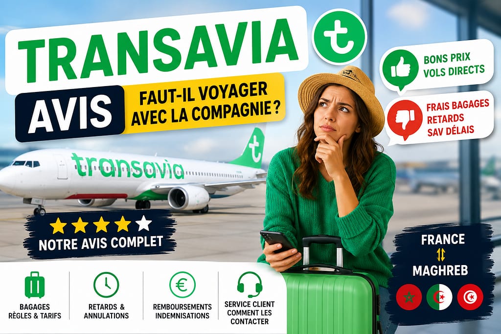 TRANSAVIA les avis des voyageurs : faut-il voyager avec la compagnie low-cost ?