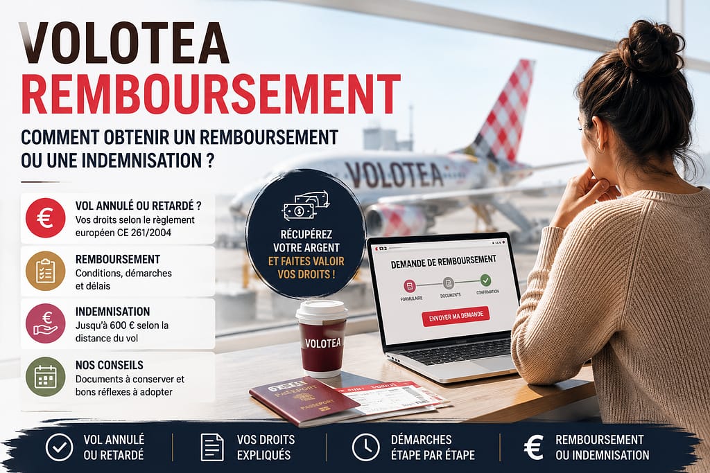 VOLOTEA REMBOURSEMENT : comment obtenir un remboursement ou une indemnisation ?