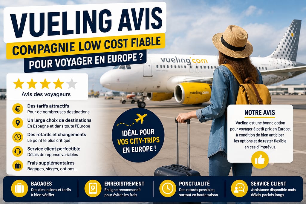 VUELING AVIS : compagnie low-cost fiable pour voyager en Europe ?