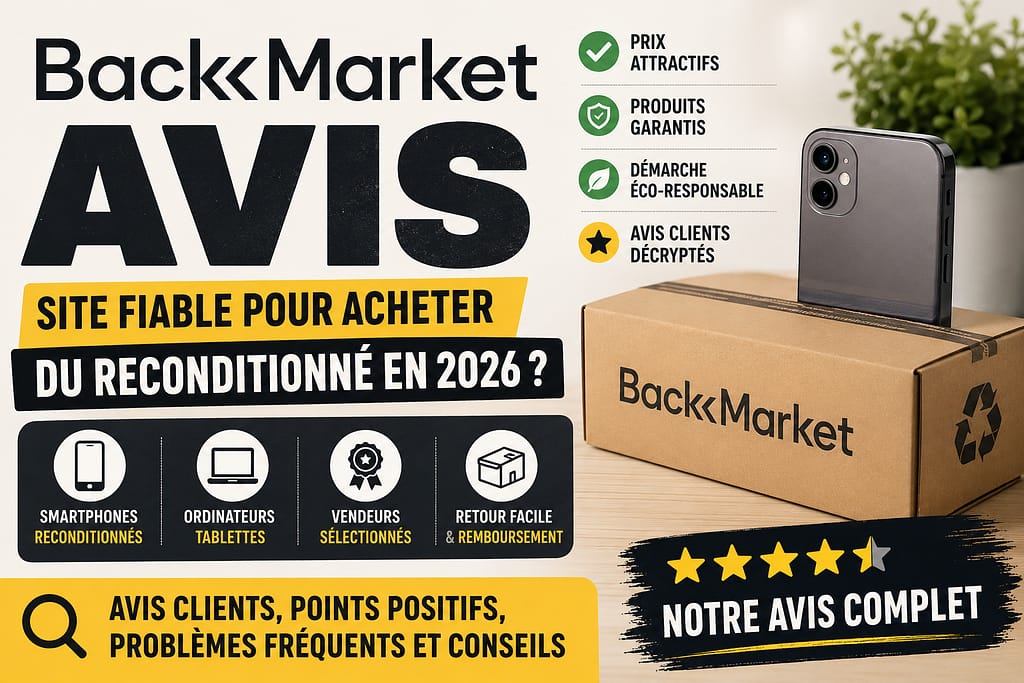 BACKMARKET AVIS : site fiable pour acheter du reconditionné en 2026 ?