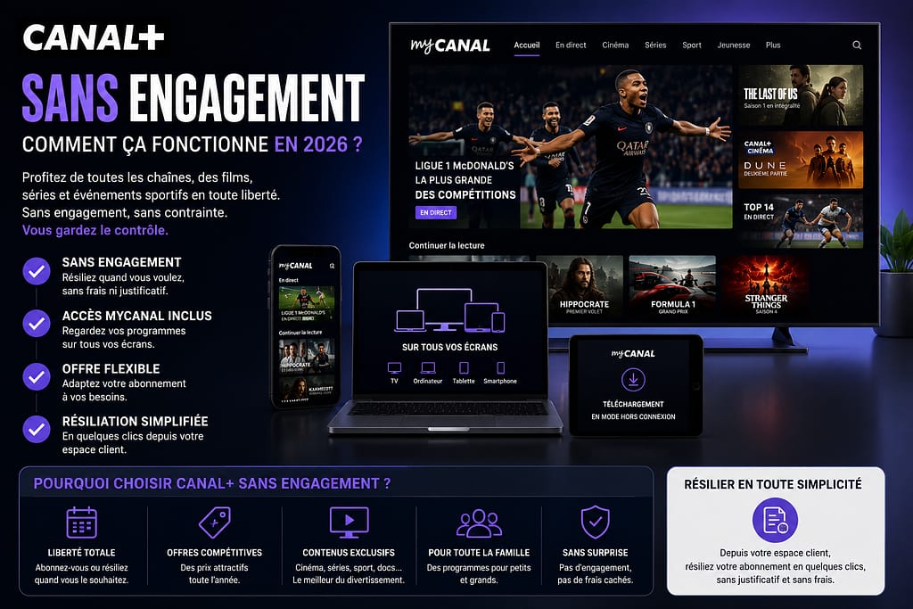 CANAL + SANS ENGAGEMENT : comment ça fonctionne ?