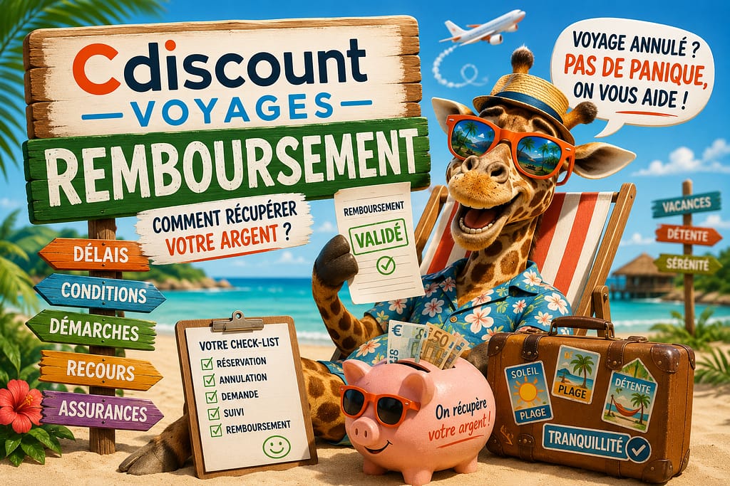 CDISCOUNT VOYAGES : remboursement, comment récupérer votre argent.