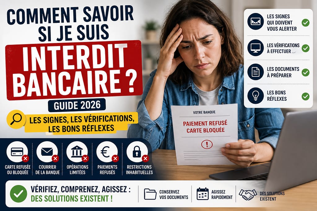 Comment savoir si je suis interdit bancaire ?