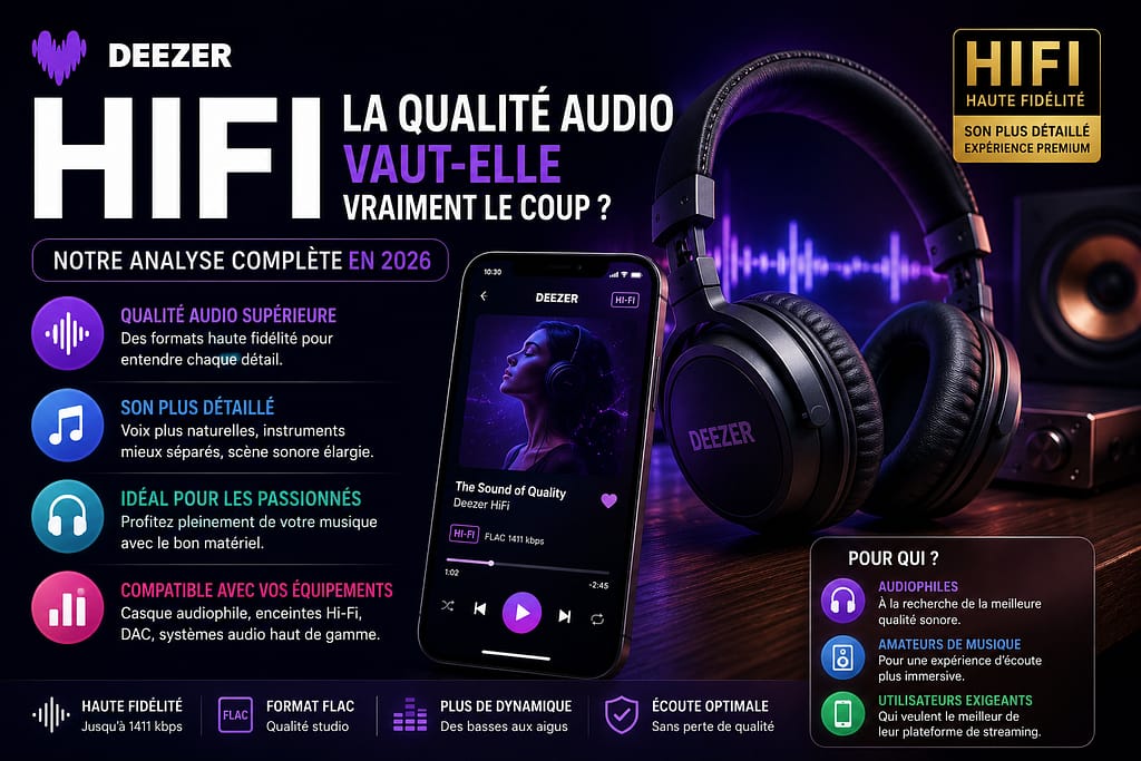 DEEZER HIFI : la qualité audio vaut-elle vraiment le coup ?