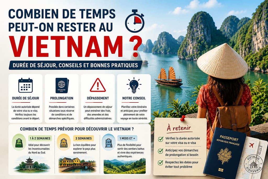 Combien de temps peut-on rester au Vietnam ?