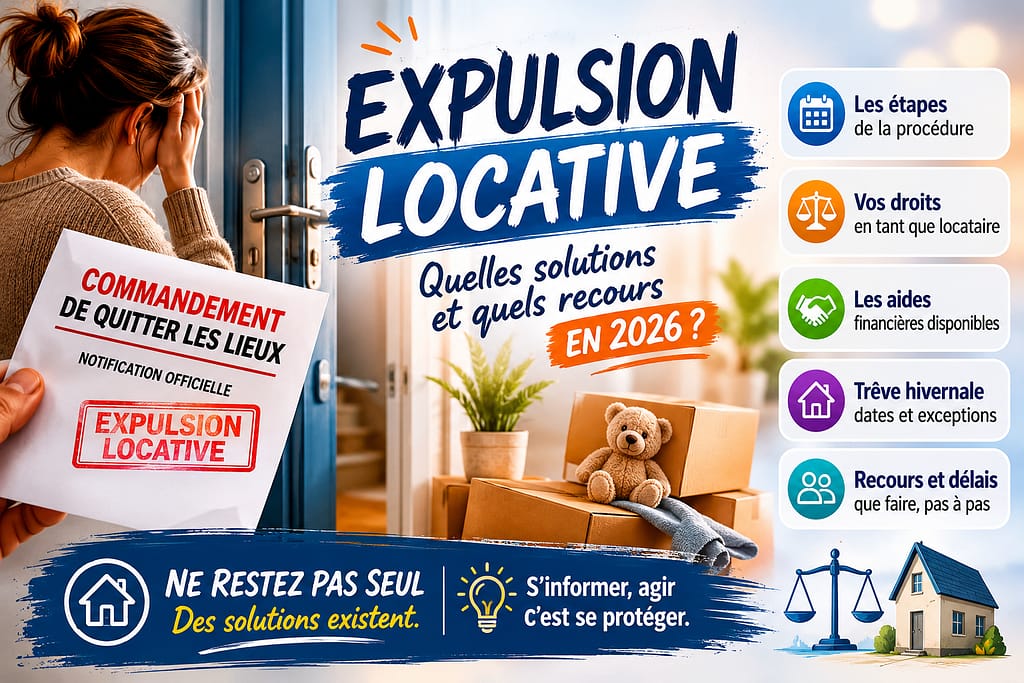 Expulsion locative quelles solutions et quels recours en 2026 ?