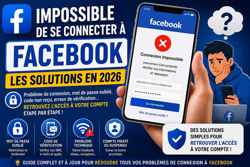 Connexion impossible à mon compte FACEBOOK