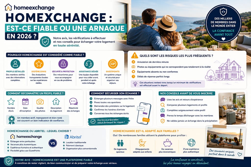 HOME EXCHANGE fiable ou arnaque ?
