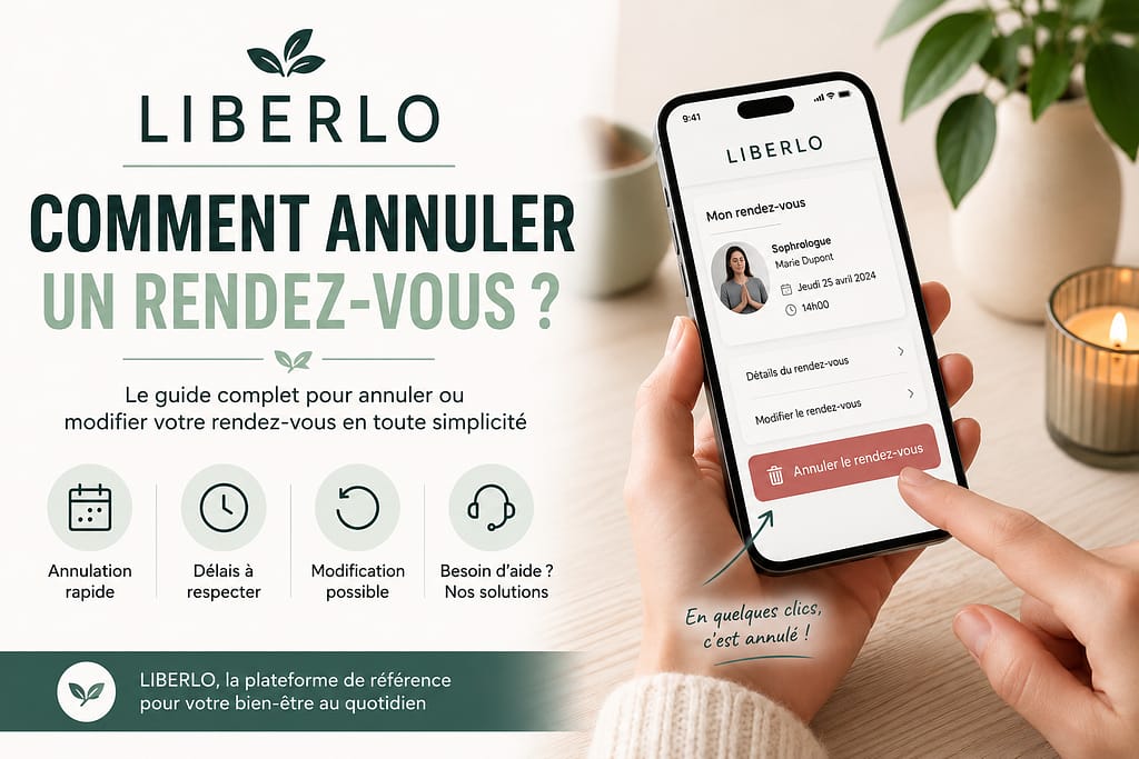 LIBERLO comment annuler un rendez vous ?