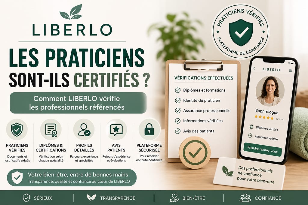 LIBERLO les praticiens sont-ils certifiés ?