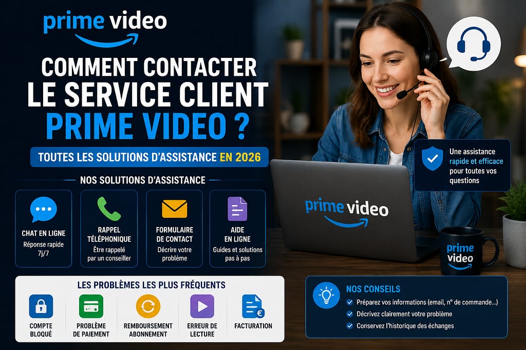 Comment contacter le service client PRIME VIDEO ?
