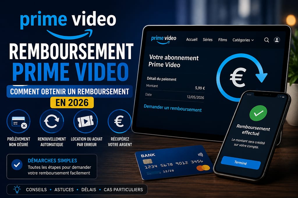 PRIME VIDEO REMBOURSEMENT : comment obtenir un remboursement rapidement.
