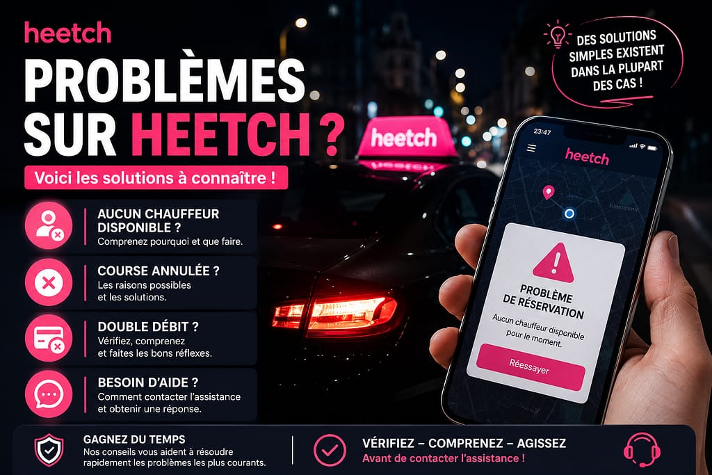 Problèmes sur HEETCH : solution à connaitre.